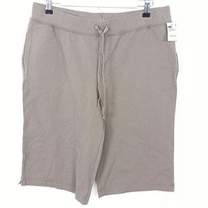 Karen Scott Sport Knit Shorts Skimmers NWT -37
